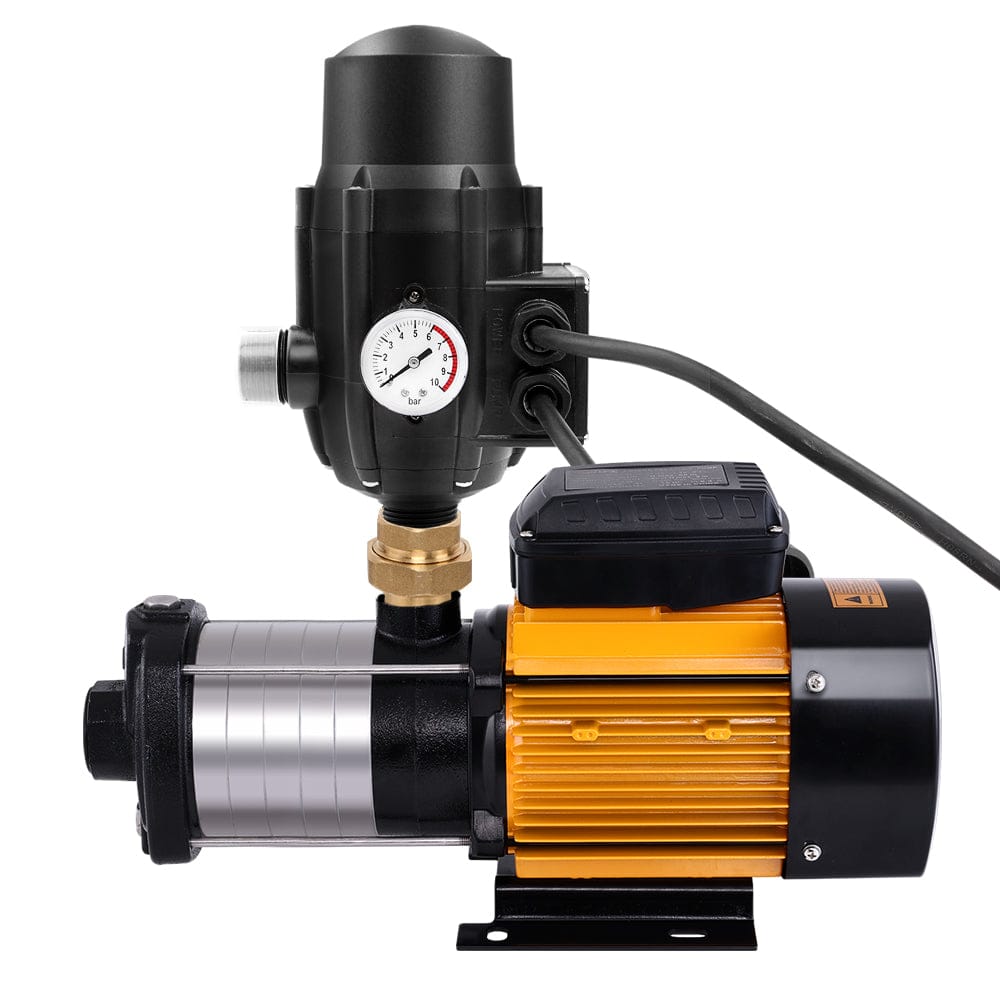 Giantz Garden Water Pump High Pressure 2500W 6 - Stage Tank Irrigation Black - SportZone.co.nz