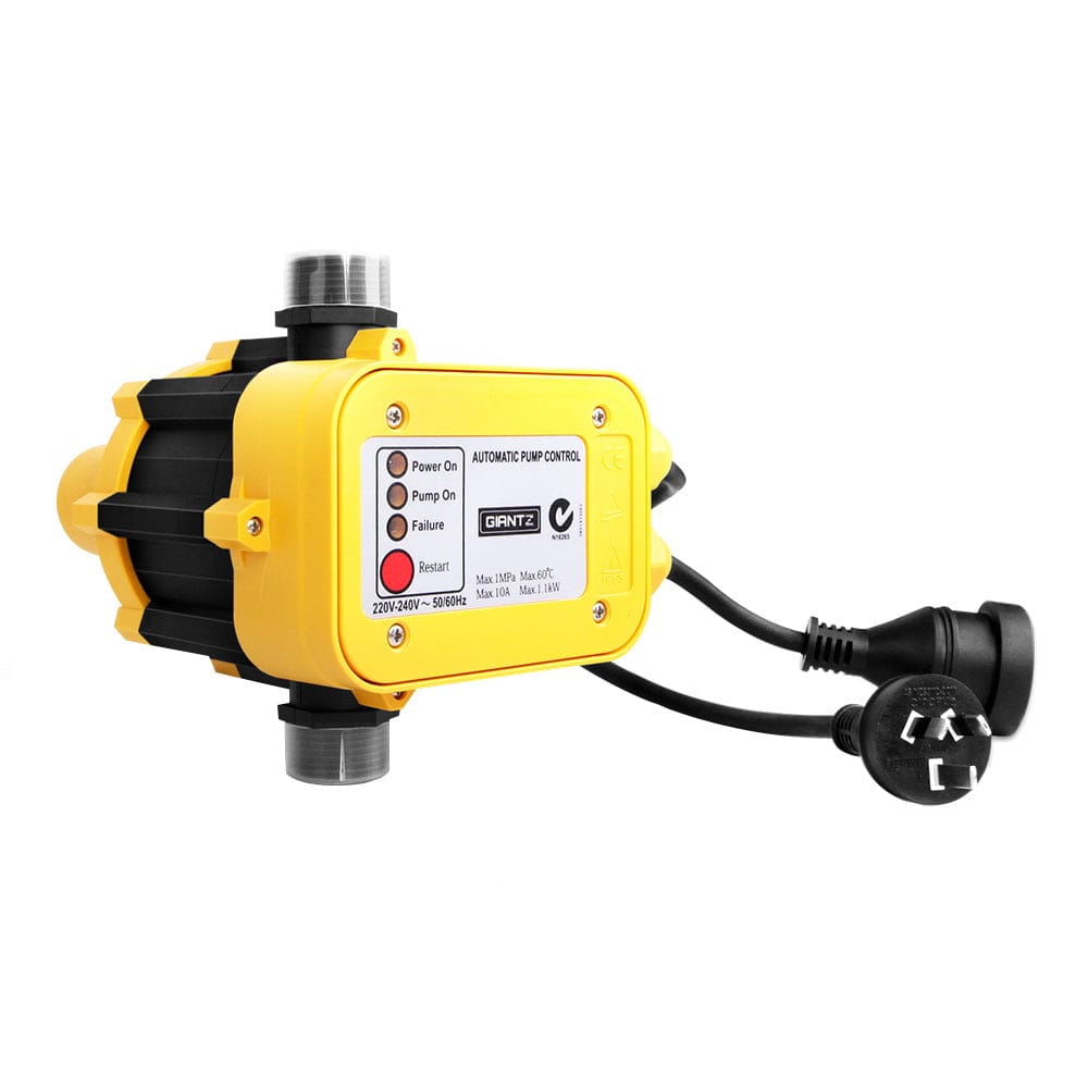 Giantz Garden Water Pump Jet High Pressure Controller Stage Irrigation 4600L/H - SportZone.co.nz