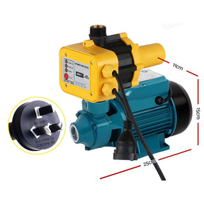 Giantz Peripheral Pump Auto Controller Clean Water Garden Farm Rain Irrigation - SportZone.co.nz