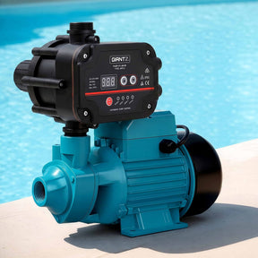 Giantz Peripheral Water Pump Auto Controller Cast Iron Garden Irrigation 1HP - SportZone.co.nz