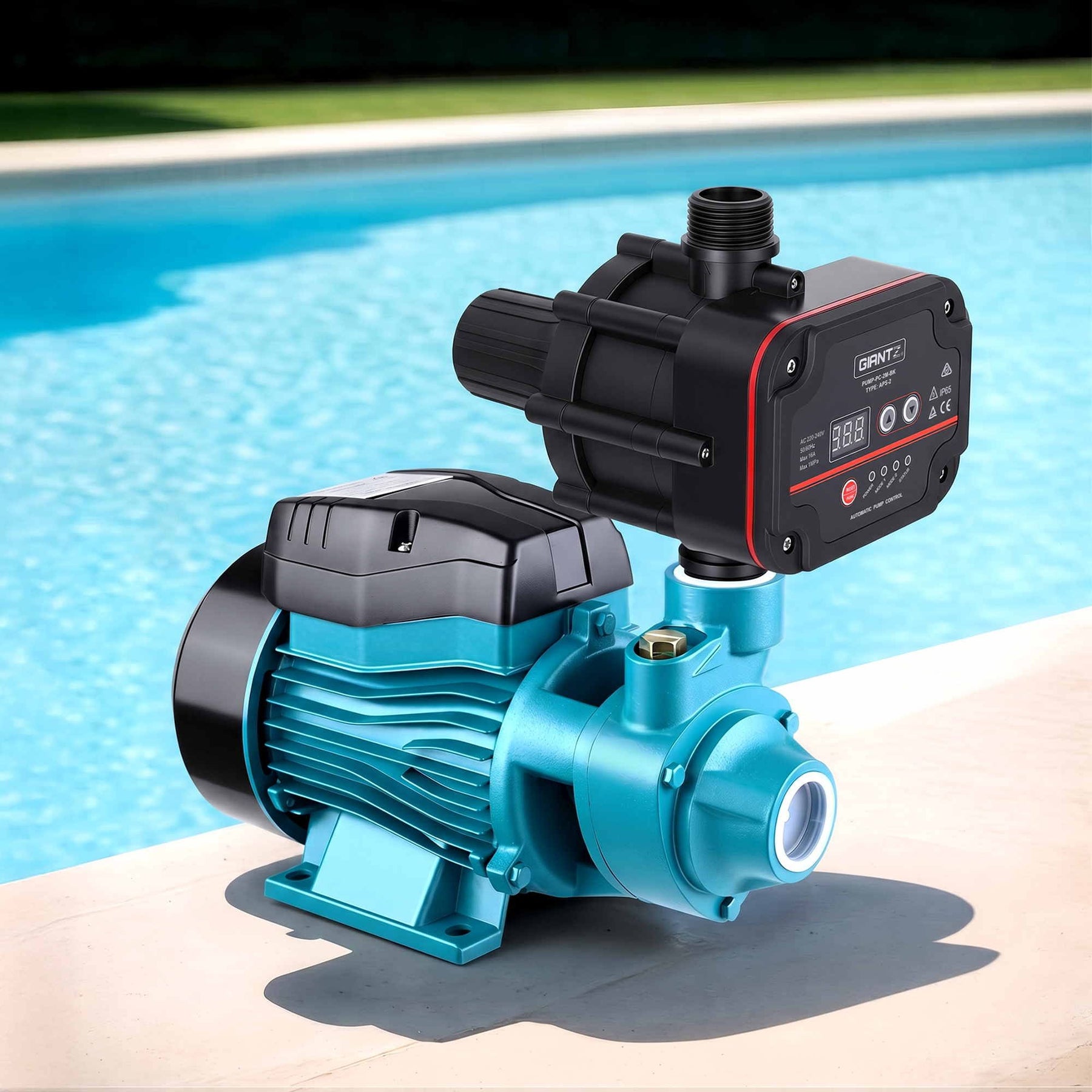Giantz Peripheral Water Pump Automatic Controller Clean Garden Rain Tank 0.5HP - SportZone.co.nz
