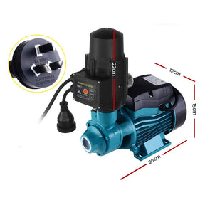 Giantz Peripheral Water Pump Garden Boiler Car Wash Auto Irrigation QB60 Black - SportZone.co.nz