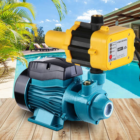 Giantz Peripheral Water Pump Garden Boiler Car Wash Electric Irrigation QB60 Yellow - SportZone.co.nz