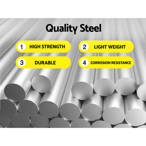 Giantz Power Garden Spiral Auger Hole Digger Earth Drill Bit 75x300 & 600mm - SportZone.co.nz