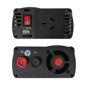 Giantz Power Inverter 600W/1200W 12V to 240V Pure Sine Wave Camping Car Boat - SportZone.co.nz