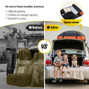 Giantz Roof Top Cargo Bag Waterproof Car Luggage Carrier 15 Cubic Ft Universal - SportZone.co.nz