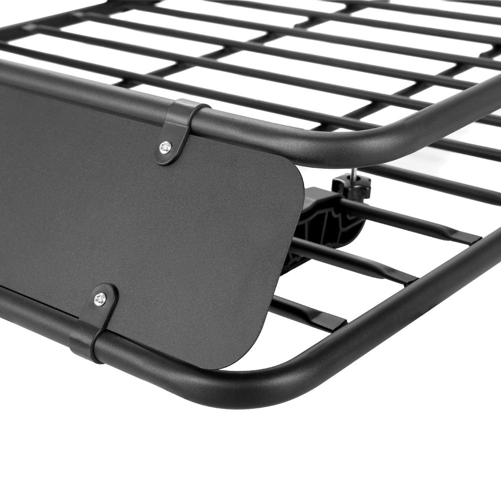 Giantz Universal Car Roof Rack Basket Luggage Vehicle Cargo Carrier 160cm Black - SportZone.co.nz