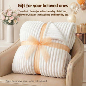 Giselle 203x230cm Throw Blanket Fleece Soft Lightweight Cozy Sofa Couch Bed Throw - SportZone.co.nz