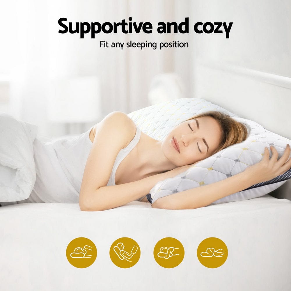 Giselle 4pcs Pillows Microfibre - SportZone.co.nz