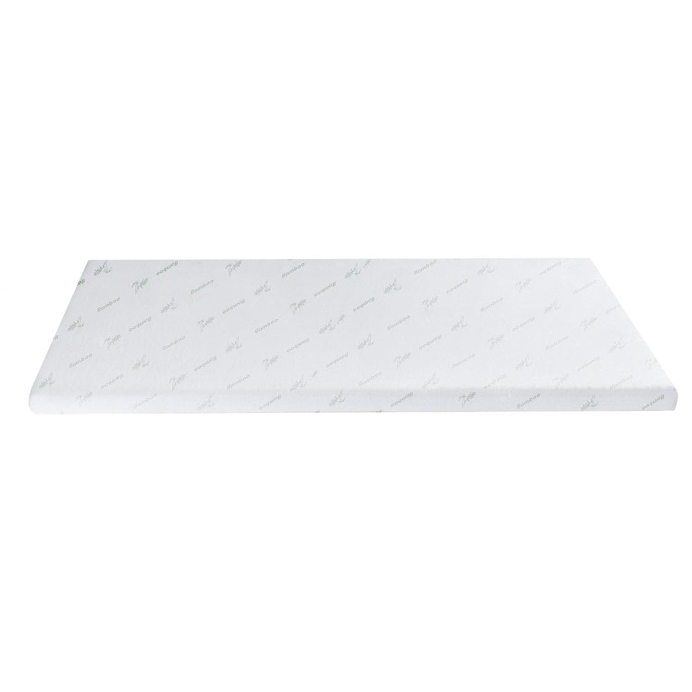 Giselle 8cm Memory Foam Mattress Topper Gel Egg Crate Foam Bamboo Double - SportZone.co.nz