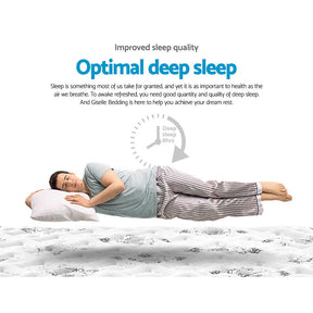 Giselle Bedding 24cm Mattress Pillow Top Single - SportZone.co.nz