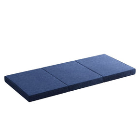Giselle Bedding Foldable Mattress Folding Foam Single Blue - SportZone.co.nz