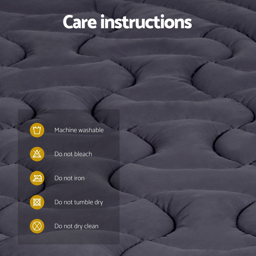 Giselle Bedding Mattress Topper Pillowtop 3 - Zone Double - SportZone.co.nz