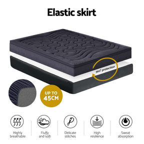 Giselle Bedding Mattress Topper Pillowtop 3 - Zone Double - SportZone.co.nz
