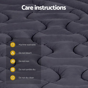 Giselle Bedding Mattress Topper Pillowtop 3 - Zone King - SportZone.co.nz