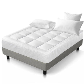 Giselle Bedding Mattress Topper Pillowtop Bamboo King - SportZone.co.nz