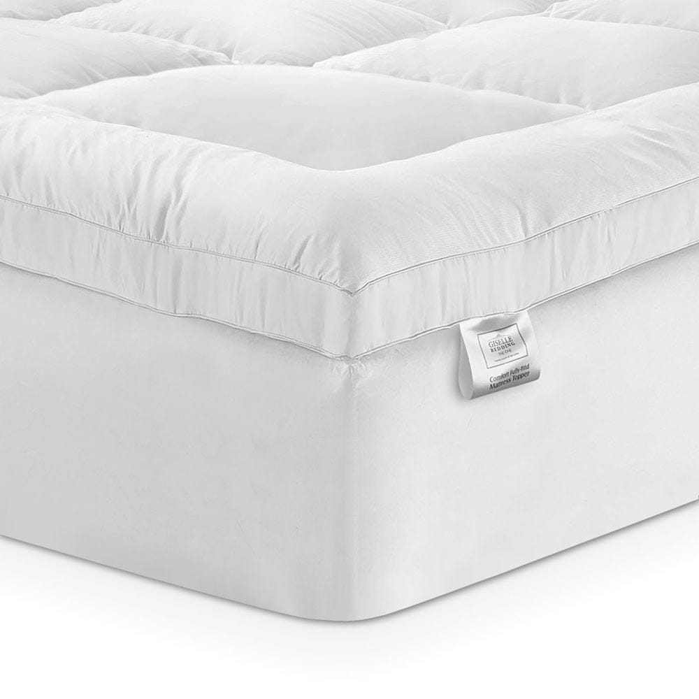 Giselle Bedding Mattress Topper Pillowtop Bamboo Queen - SportZone.co.nz
