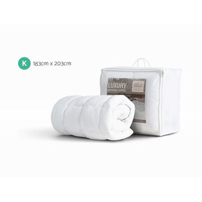 Giselle Bedding Mattress Topper Pillowtop - King - SportZone.co.nz