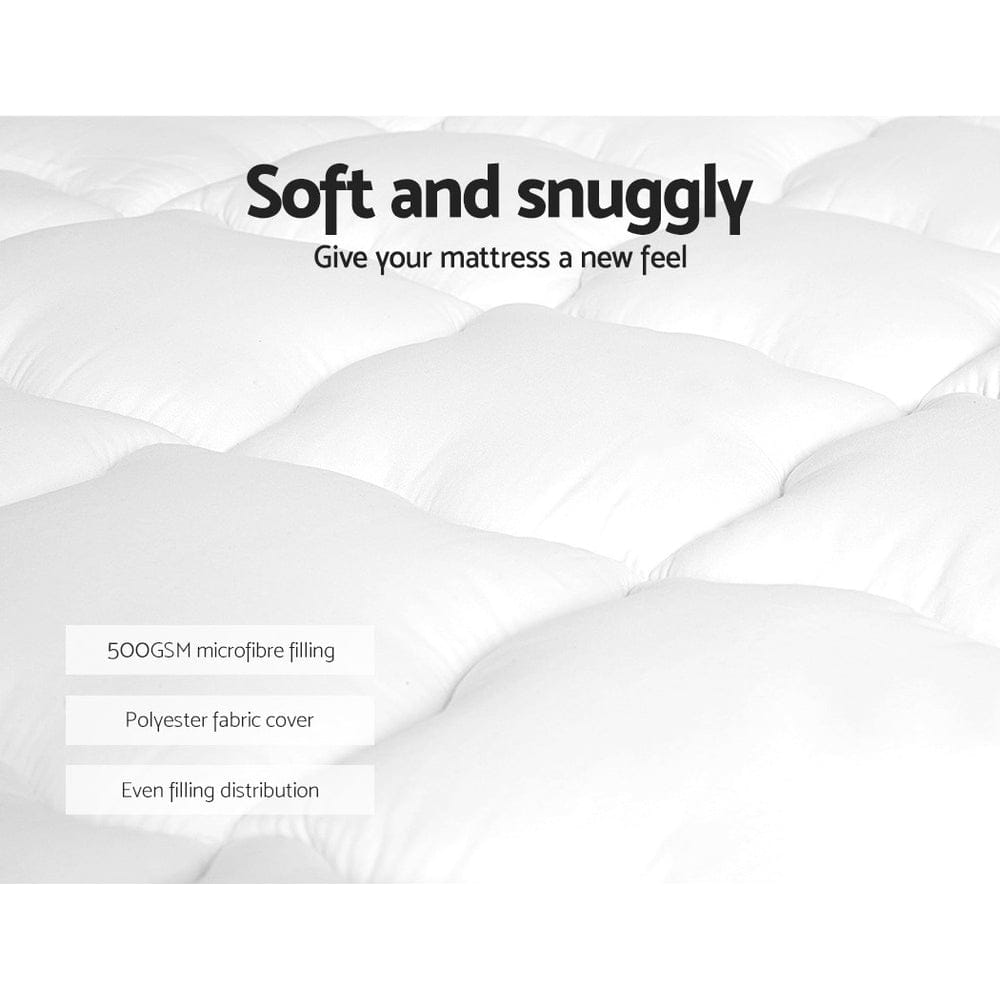 Giselle Bedding Mattress Topper Pillowtop - King - SportZone.co.nz