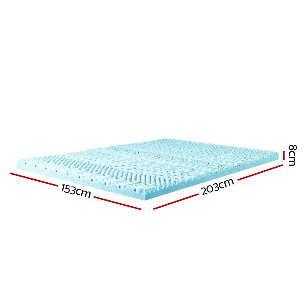 Giselle Bedding Memory Foam Mattress Topper 11 - Zone 8cm Queen - SportZone.co.nz