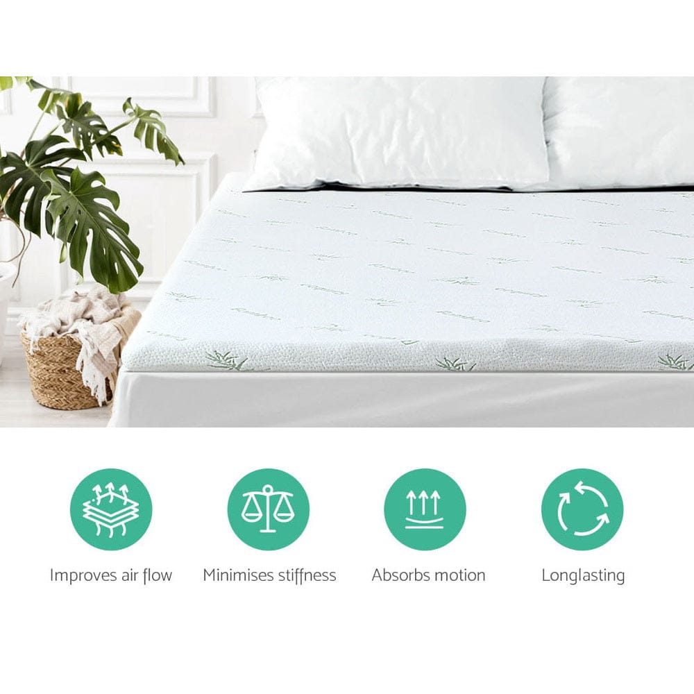 Giselle Bedding Memory Foam Mattress Topper 11 - Zone 8cm Queen - SportZone.co.nz