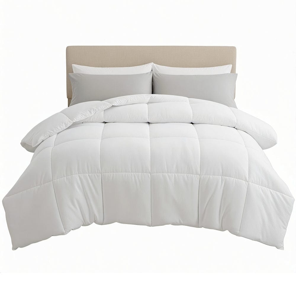 Giselle Bedding Queen Size 400GSM Microfiber Quilt All Season Duvet Quilts Comforter Winter Summer - SportZone.co.nz