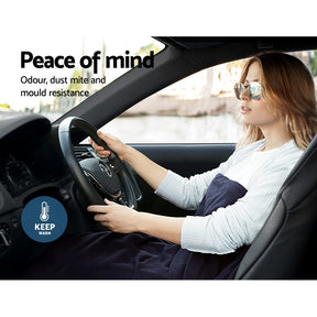 Giselle Electric Heated Blanket Car Truck Throw Rug Travel Camping 12V DC Aut - SportZone.co.nz