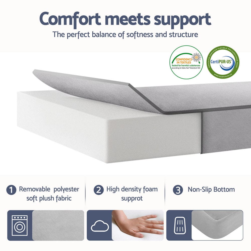 Giselle Foldable Mattress Folding Sofa Bed 4 - fold Sleeping Camping Cushion Mat - SportZone.co.nz