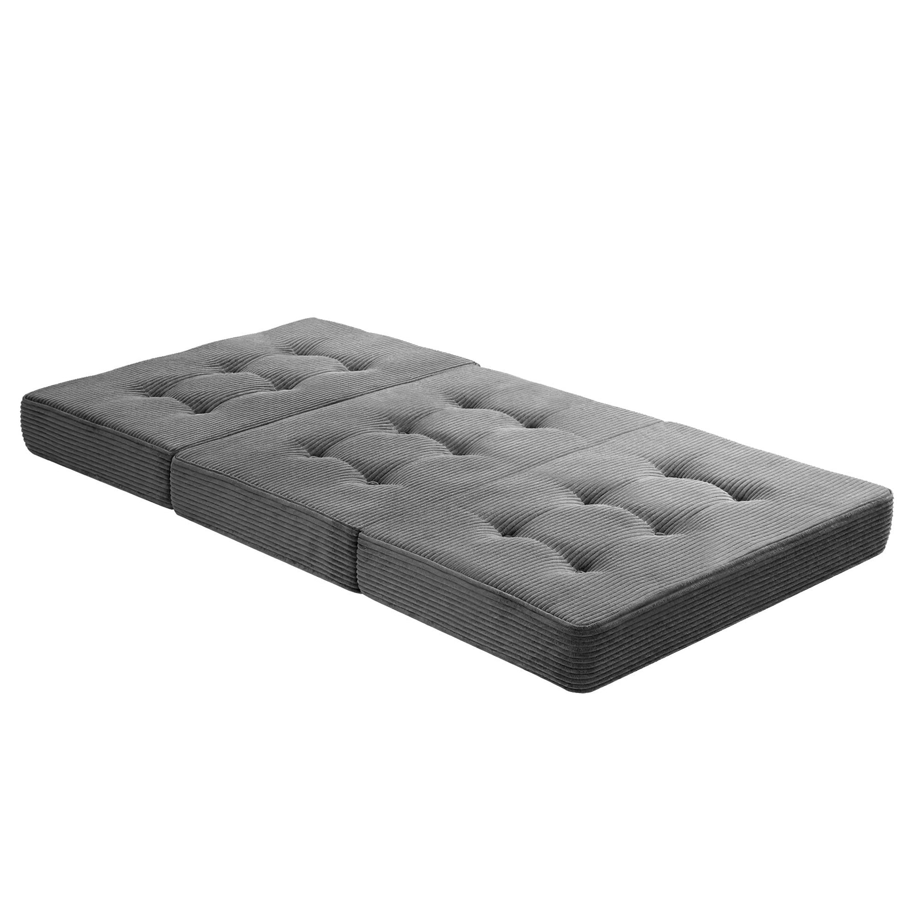 Giselle Single Folding Mattress 15cm Foldable Foam Portable Guest Sofa Bed Camping Mat - SportZone.co.nz