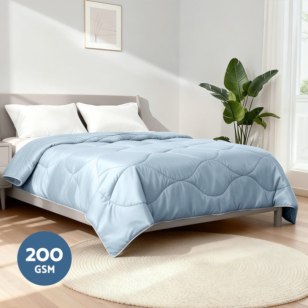 Giselle Tencel Quilt 200GSM Summer Quilts Comforter Doona Light Weight Soft Throw Blanket Super King - SportZone.co.nz