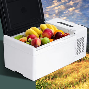 Glacio Camping Fridge 15L Portable Bar Fridges Freezer 12V/24V/240V - SportZone.co.nz