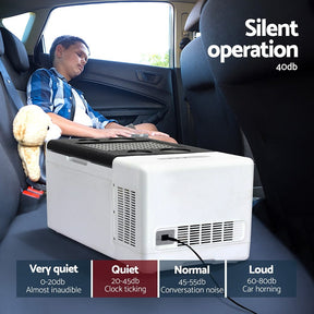 Glacio Camping Fridge 15L Portable Bar Fridges Freezer 12V/24V/240V - SportZone.co.nz