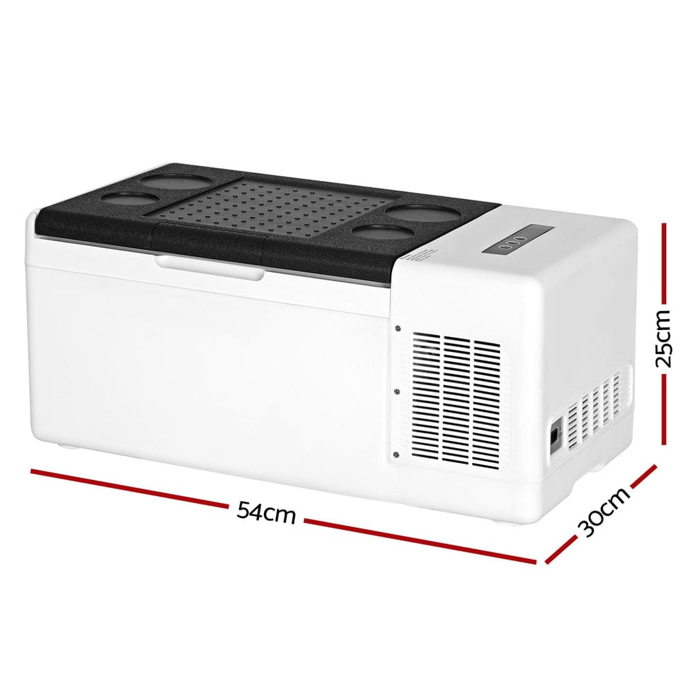 Glacio Camping Fridge 15L Portable Bar Fridges Freezer 12V/24V/240V - SportZone.co.nz