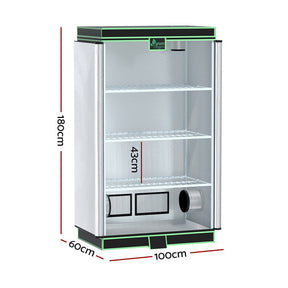 Green Fingers Grow Tent 100x60x180cm 4 Tiers Kits Hydroponics Indoor Grow System - SportZone.co.nz