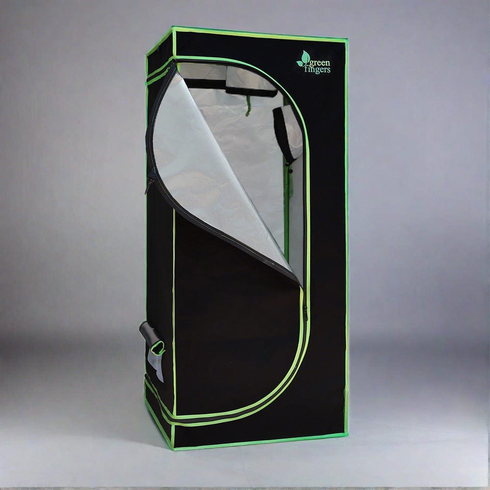 Green Fingers Grow Tent 60x60x140CM Hydroponics Kit Indoor Plant Room System - SportZone.co.nz