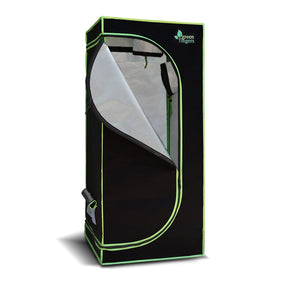 Green Fingers Grow Tent 80x80x160CM Hydroponics Kit Indoor Plant Room System - SportZone.co.nz