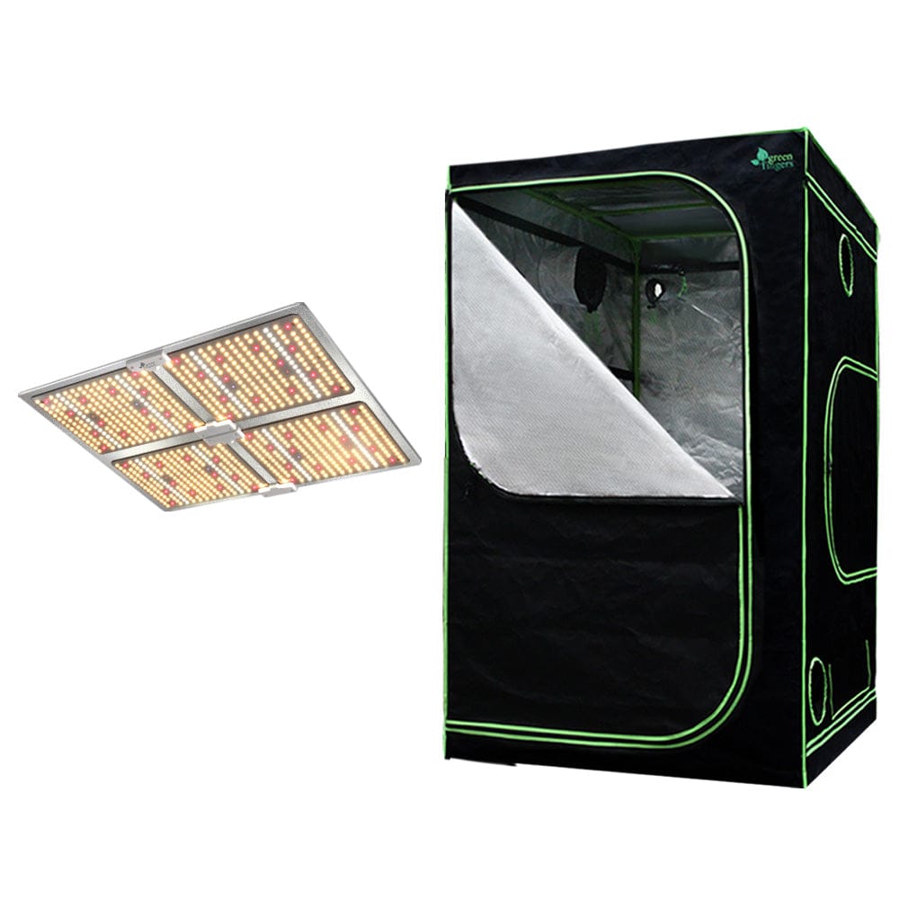 Green Fingers Grow Tent Light Kit 100x100x200CM 4500W LED Full Spectrum - SportZone.co.nz