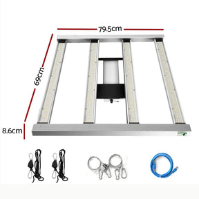 Green Fingers Max 3200W Grow Light LED Full Spectrum Indoor Plant All Stage Growth - SportZone.co.nz