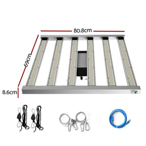 Green Fingers Max 4800W Grow Light LED Full Spectrum Indoor Plant All Stage Growth - SportZone.co.nz