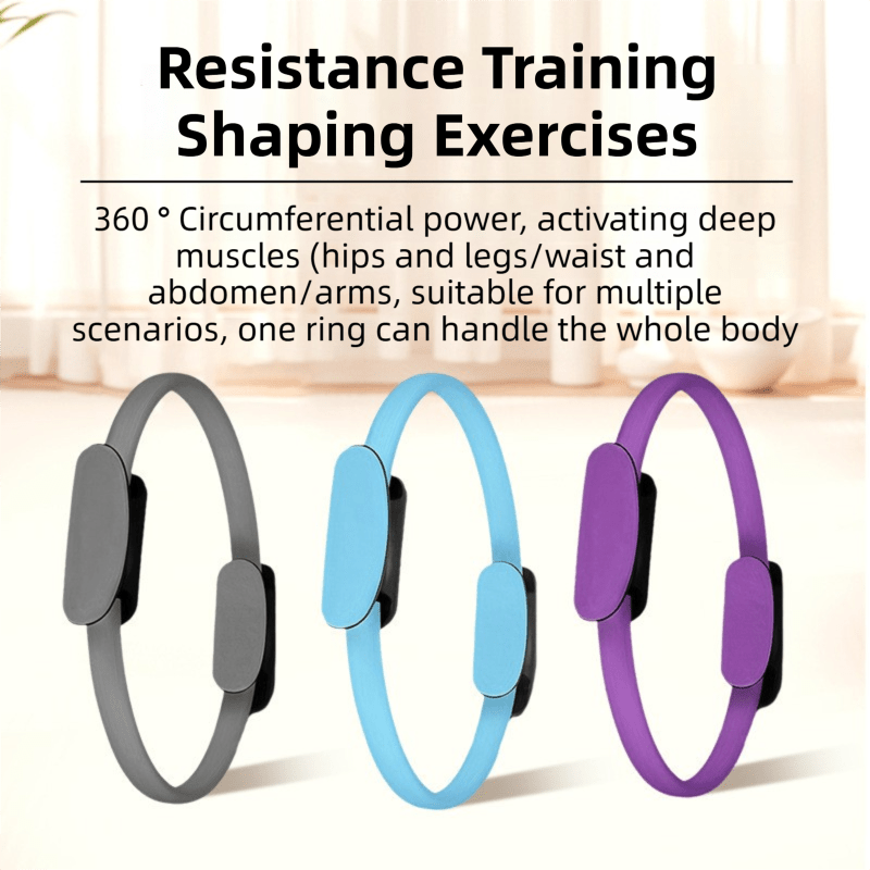 Grey Professional Pilates Ring & Yoga Ball Set - Multipurpose Home Fitness Equipment for Whole - Body Core Training & Pelvic Floor Strengthening - SportZone.co.nz