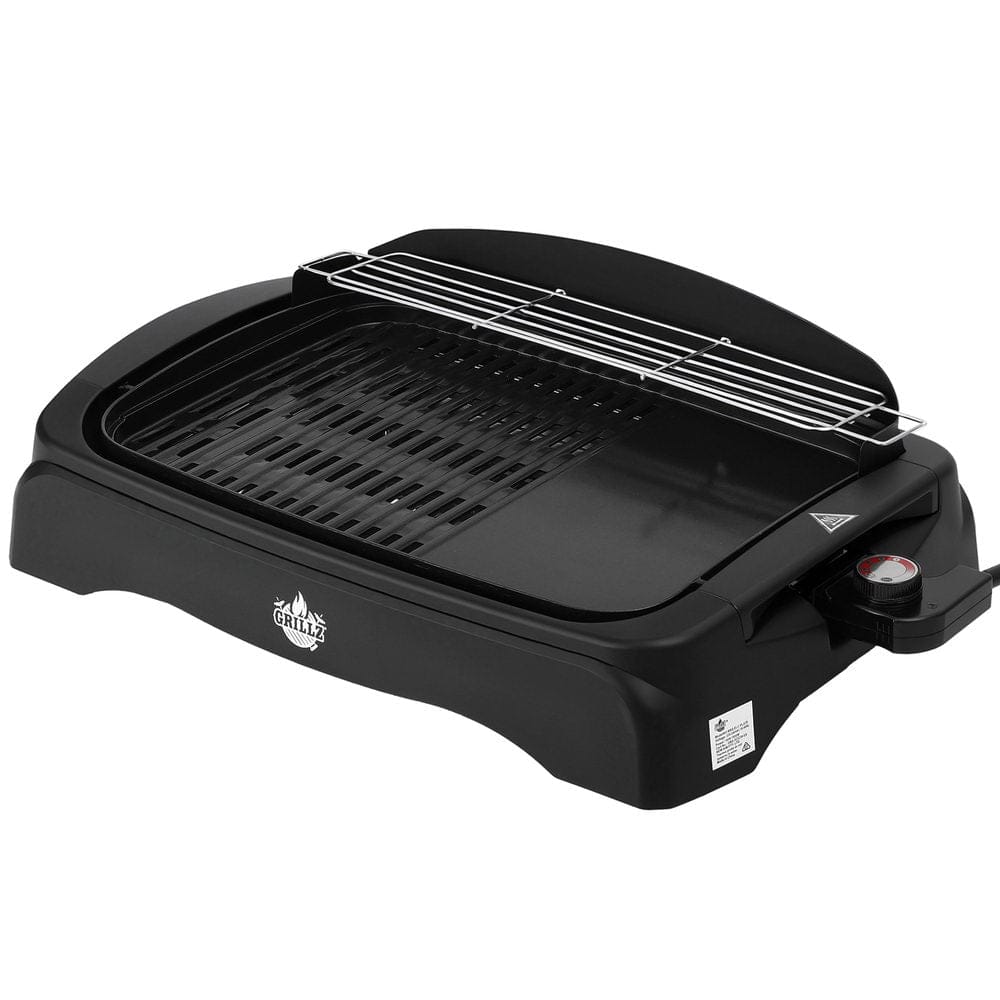 Grillz 1950W Electric BBQ Grill Non - stick Plate for Indoor Outdoor - SportZone.co.nz