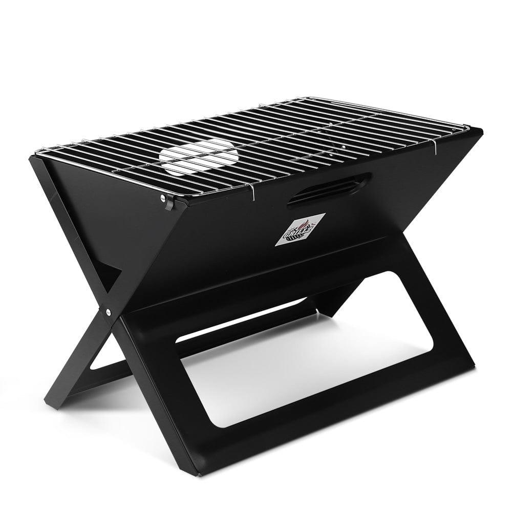Grillz BBQ Grill Charcoal Smoker Foldable - SportZone.co.nz