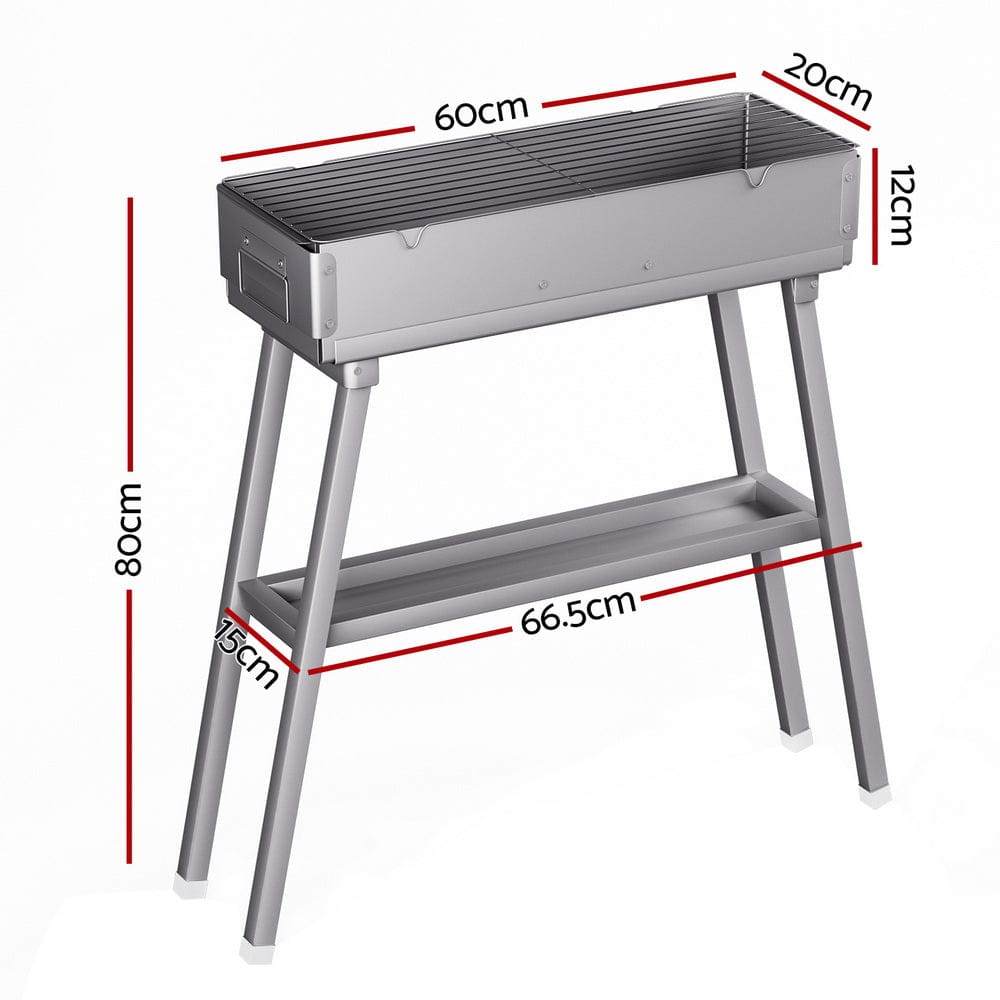 Grillz BBQ Grill Charcoal Smoker Portable Barbecue - SportZone.co.nz