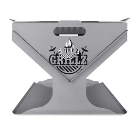 Grillz Fire Pit BBQ Grill Steel - SportZone.co.nz