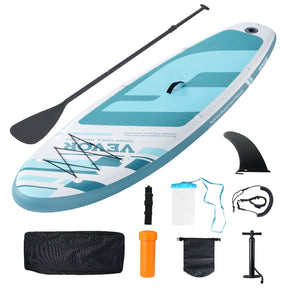 Inflatable Stand Up Paddle Board, 152 mm Wide SUP Paddleboard, with Board Accessories, Pump, Paddle, Fin, Phone Bag, Backpack, Ankle Leash, Repair Kit, Non-slip Deck for Youth & Adults - SportZone.co.nz