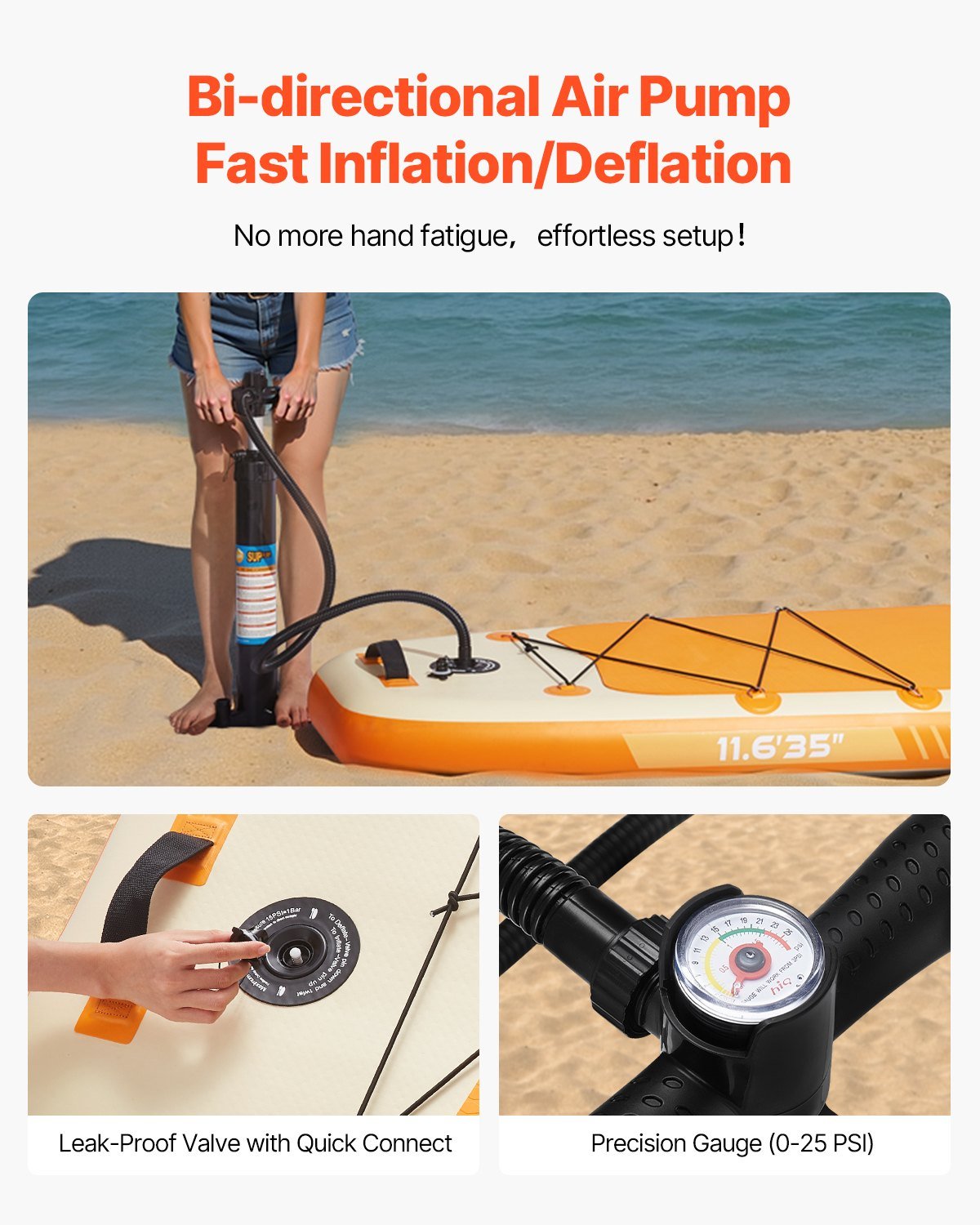 Inflatable Stand Up Paddle Board, 3.53m x 89cm x 15cm Wide Ultra-Light SUP Paddleboard, All Accessories Included, Pump, Paddle, Fin, Backpack, Ankle Leash, Strap, Non-slip Deck for Youth, Adults - SportZone.co.nz
