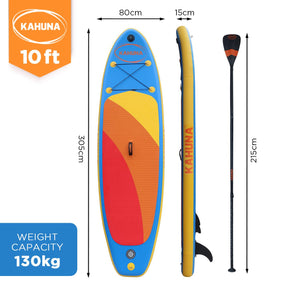 Kahuna Hana Inflatable Stand Up Paddle Board 10FT w/ iSUP Accessories - SportZone.co.nz