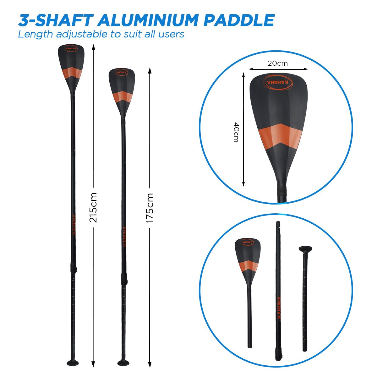 Kahuna Hana Inflatable Stand Up Paddle Board 10FT w/ iSUP Accessories - SportZone.co.nz