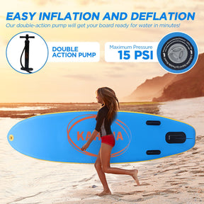 Kahuna Hana Inflatable Stand Up Paddle Board 10FT w/ iSUP Accessories - SportZone.co.nz