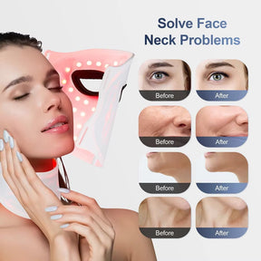 LED Red Light Therapy Face Mask – 7 Colour Silicone Facial Mask - SportZone.co.nz